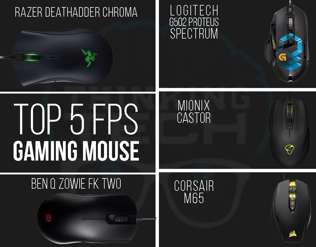 Top 5 Fps Gaming Mouse In 18 Thinkingtech In